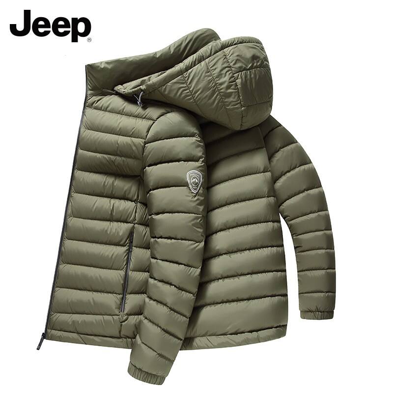 2023-Jeep-nueva chaqueta térmica de lana cálida para hombre