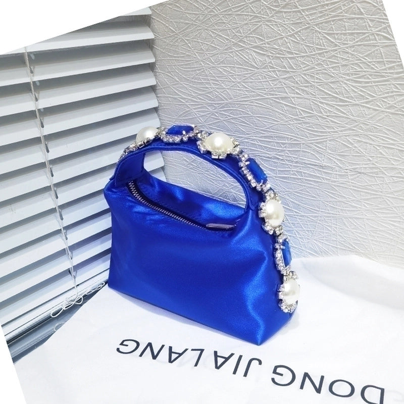 Women's Small Polyester Solid Color Classic Style Square Zipper Handbag