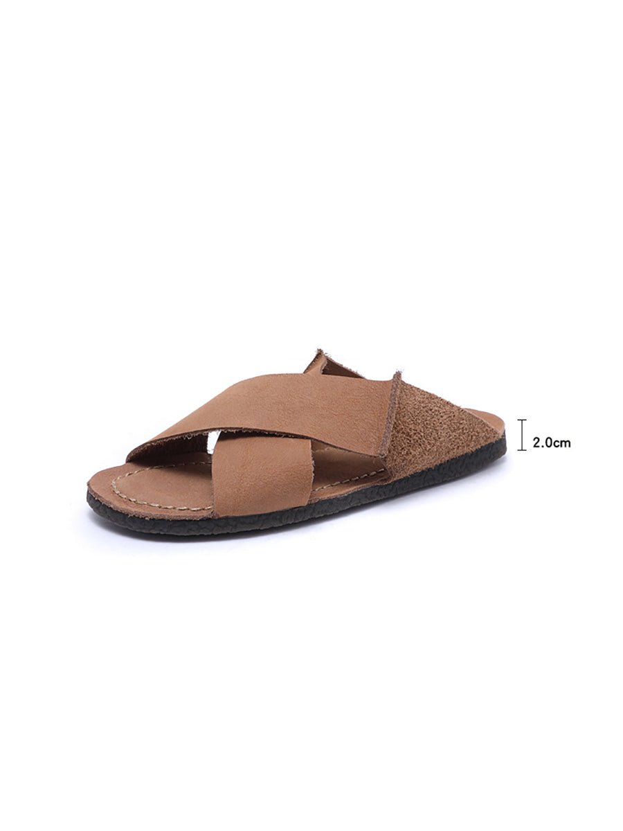 Spring Summer Retro X-shape Slippers