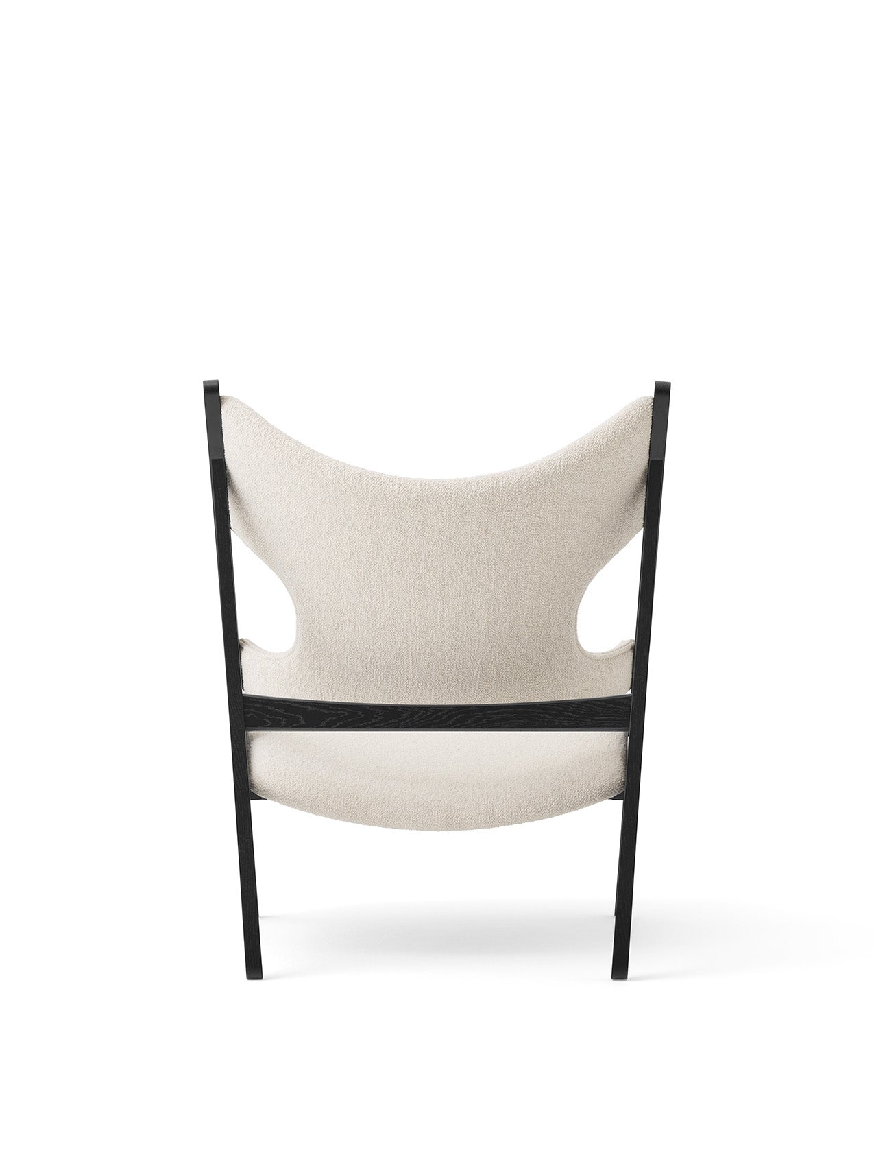 Knitting Lounge Chair. Black Oak