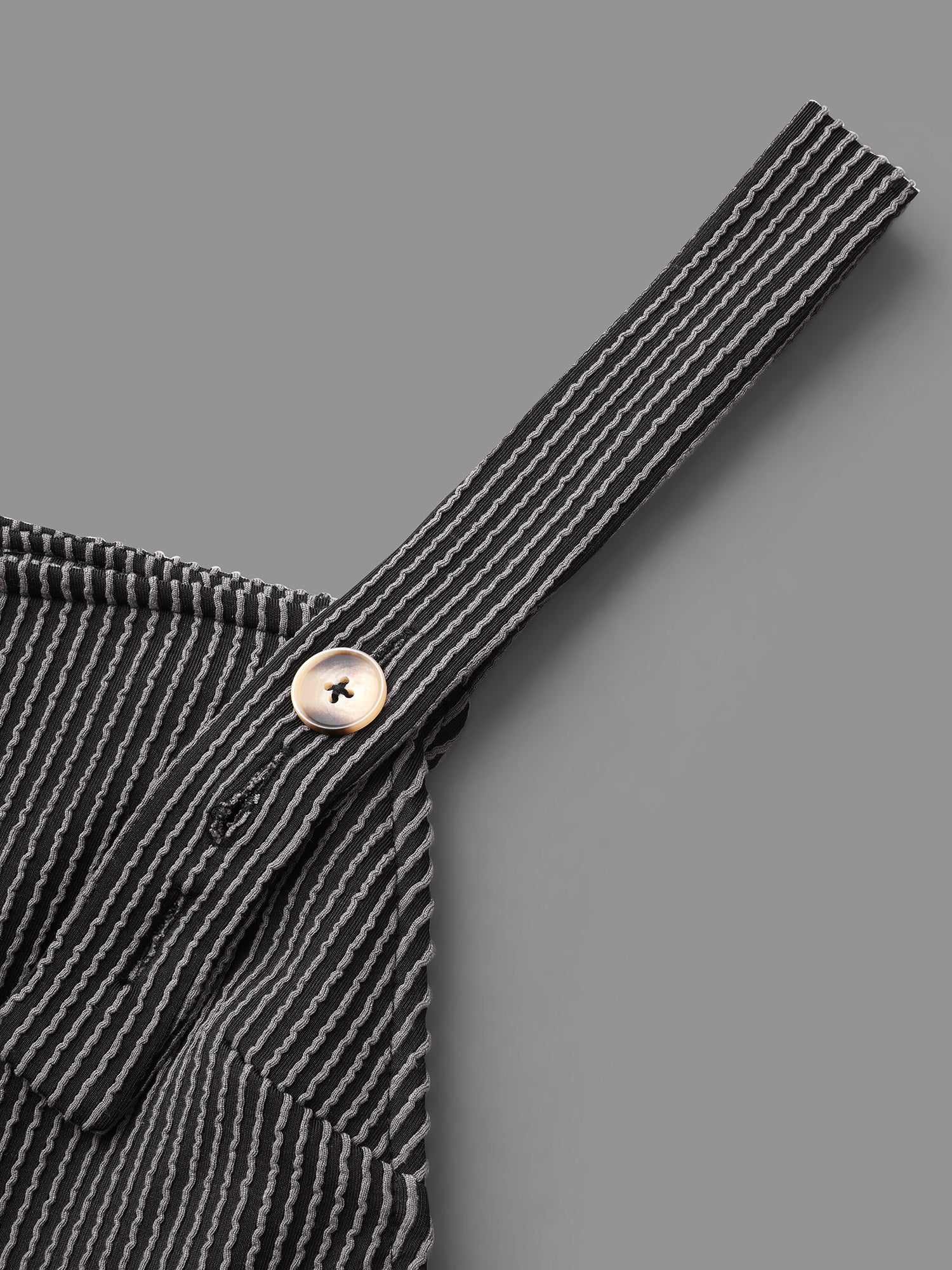 Texture Square Neck Midi Dress