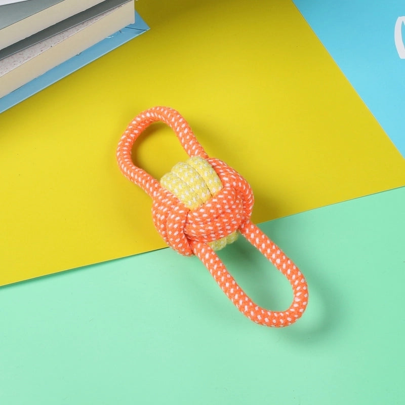 Minimalist Cotton Rope Solid Color Pet Toys