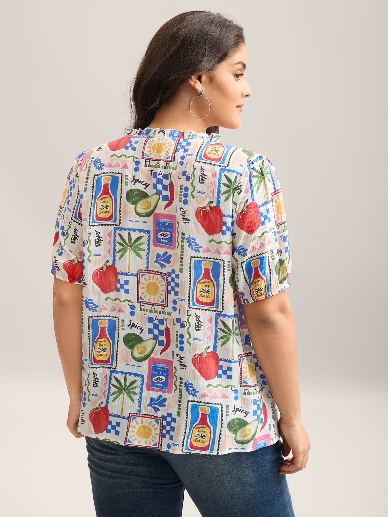 Supersoft Sunny Adventure Print Blouse