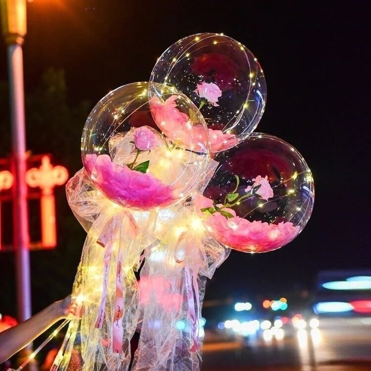 💕LED Luminous Balloon Rose Bouquet- Buy 5 Free Shipping