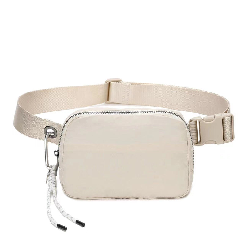 Women's Elegant Streetwear Solid Color Nylon Waist Bags