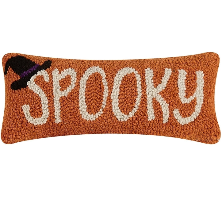 Spooky Hooked Pillow