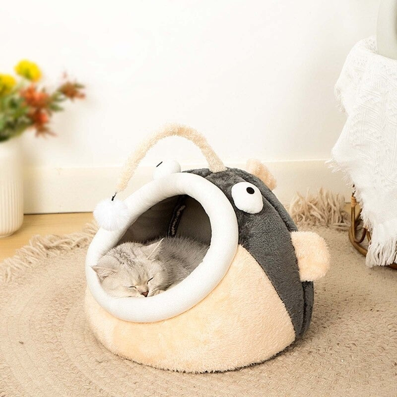 Warm Cave Cat Bed