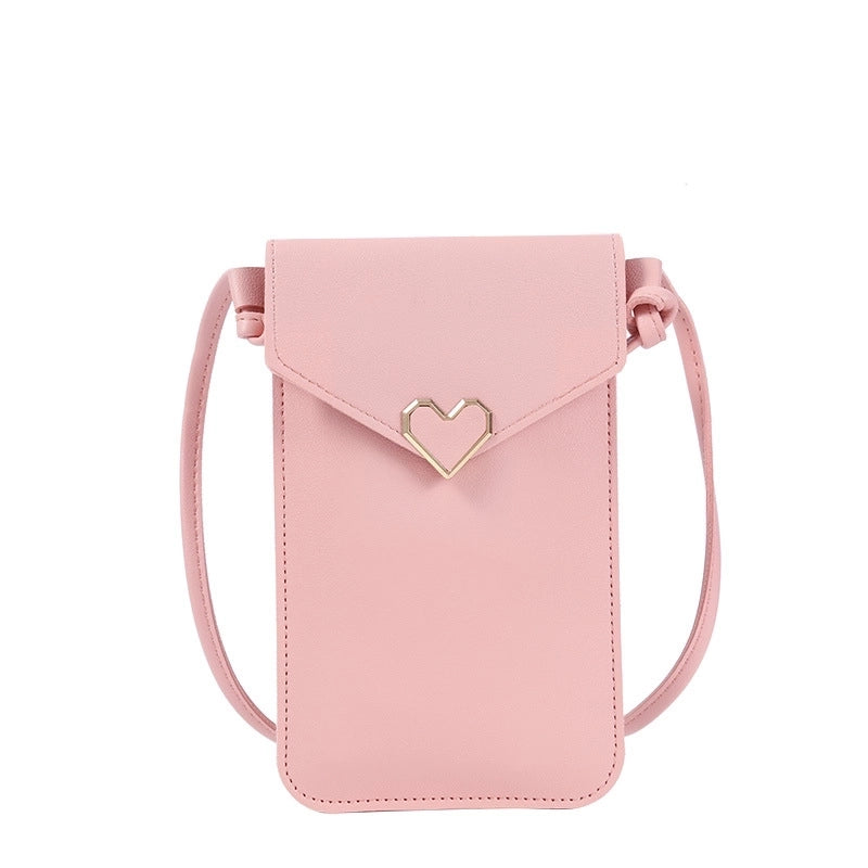 Women's All Seasons Pu Leather Basic Shoulder Bag Phone Wallet