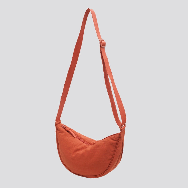 Women's Classic Style Solid Color Nylon Oxford Cloth Waist Bags