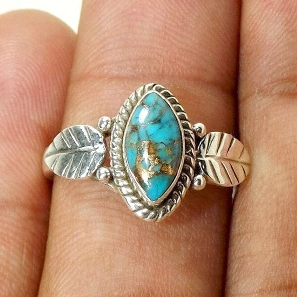 Vintage Turquoise Bladring