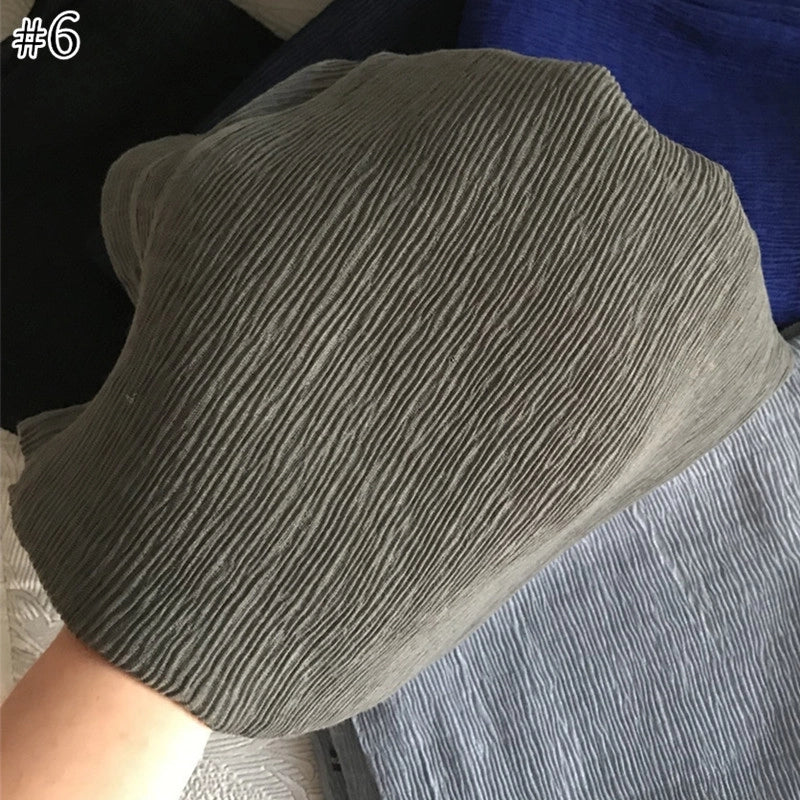 Women's Casual Minimalist Solid Color Cotton And Linen Scarf