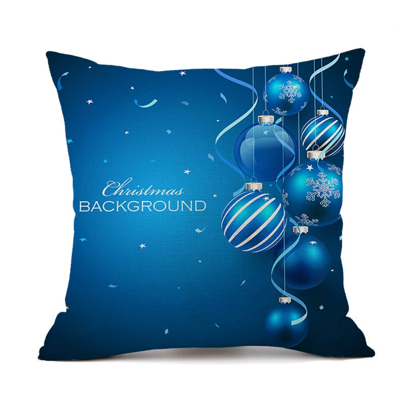 Christmas Casual Classical Vacation Snowflake Linen Pillow Cases Couch & Sofa Decor