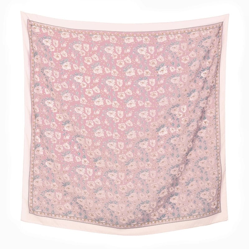 Women's Sweet Flower Polyester Kerchief