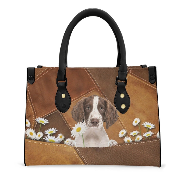 Women's Medium Pu Leather Customized Color Block Vintage Style Classic Style Square Zipper Handbag