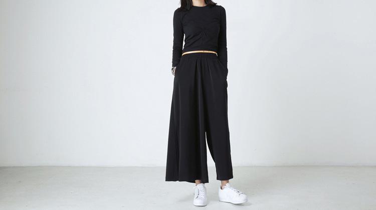 Asymmetrical Wide Leg Trouser Dress