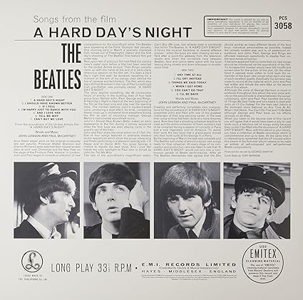 The Beatles-A Hard Day's Night Vinyl LP