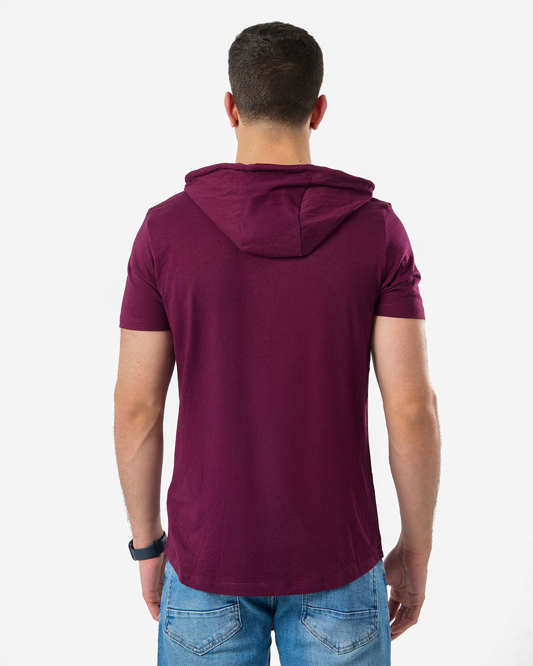 Hooded Men's T-shirt Short Sleeve