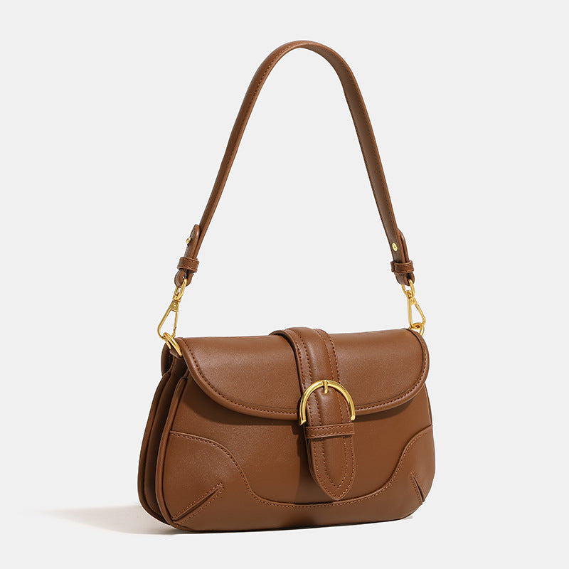 Retro  Textured Niche Underarm Saddle Messenger