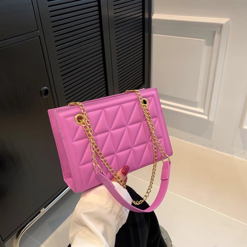 Women's All Seasons Pu Leather Classic Style Shoulder Bag
