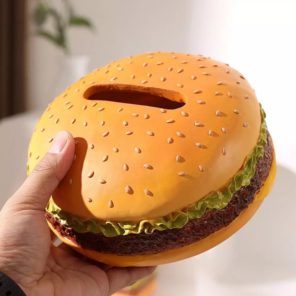 🔥Last Day Promotion - 49%OFF🔥Funny Hamburger Magnetic Tissue Box