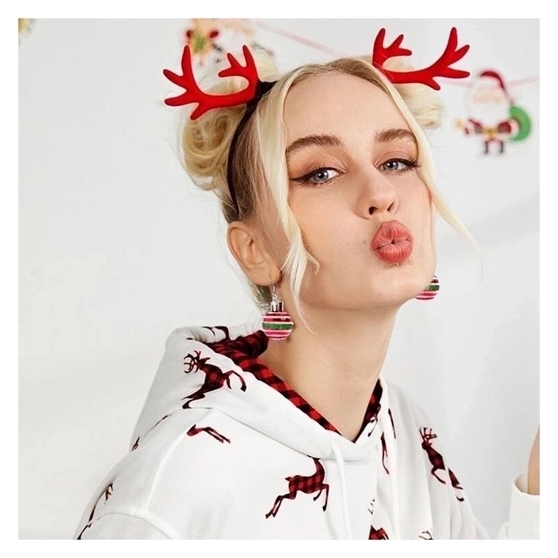 1 Pair Vintage Style Ethnic Style Star Snowflake Plastic Drop Earrings