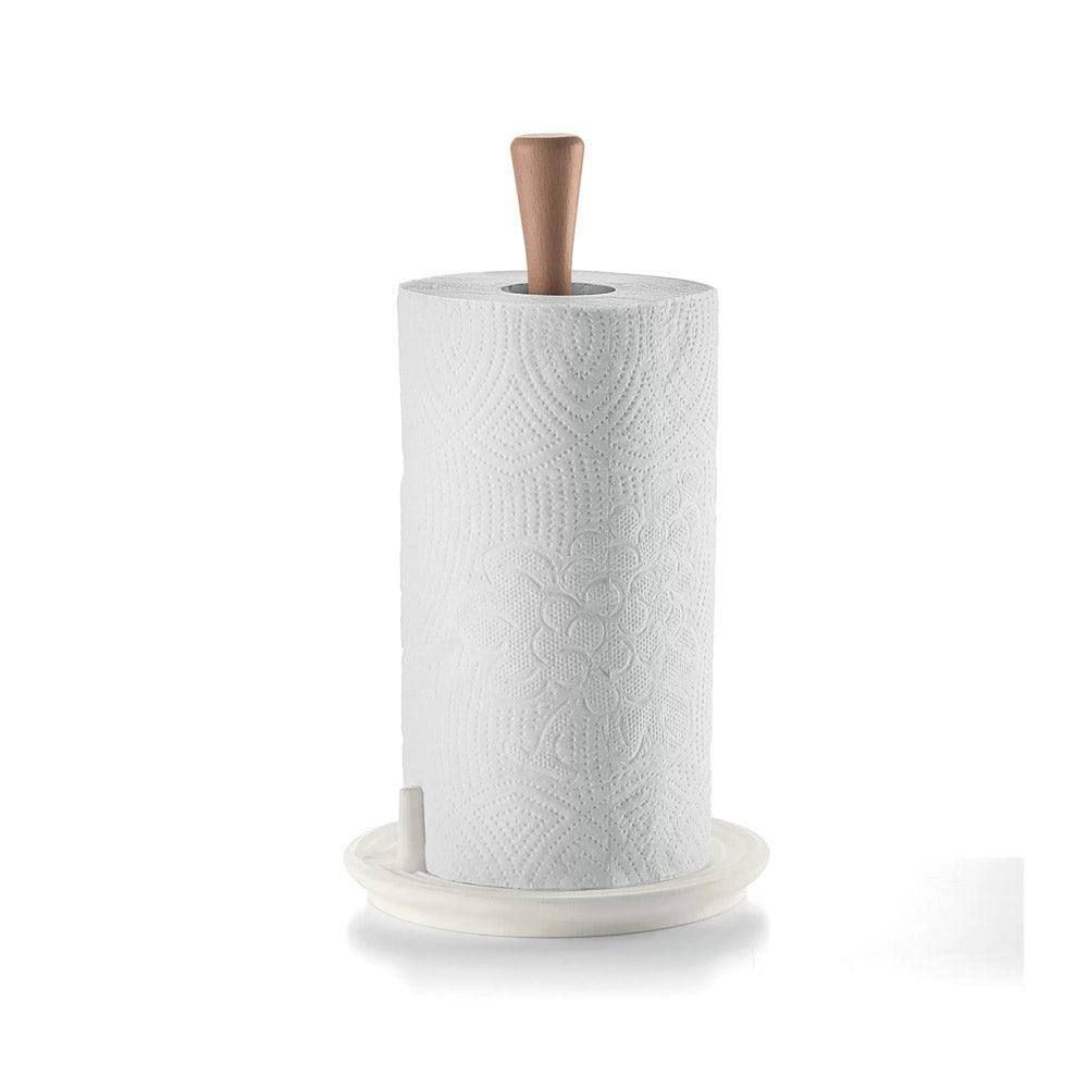 Roll & Tear Kitchen Roll Holder - Milk White