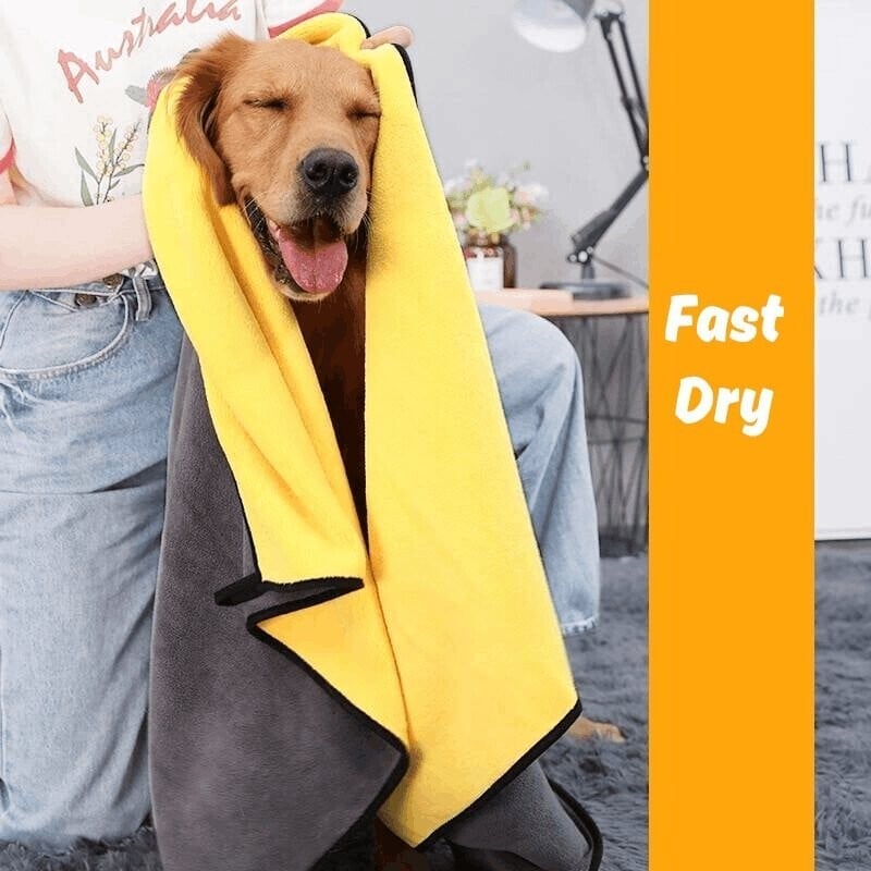 Lightweight Super-absorbent Soft Pet Bathrobe