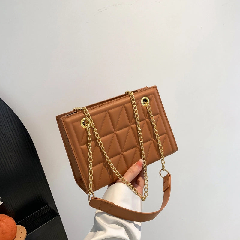 Women's All Seasons Pu Leather Classic Style Shoulder Bag