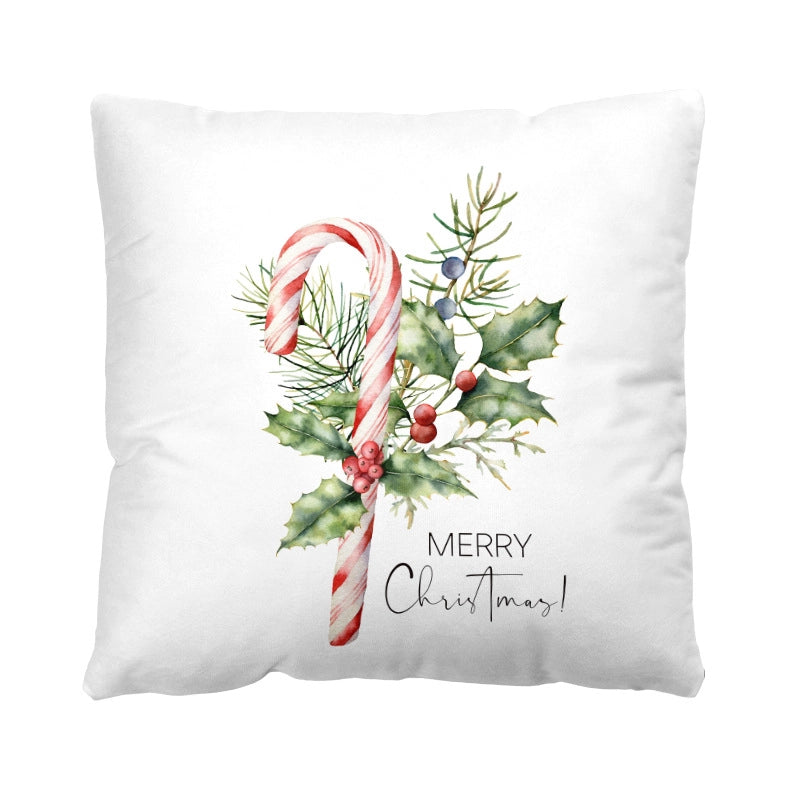 Casual Vacation Letter Short Plush Pillow Cases