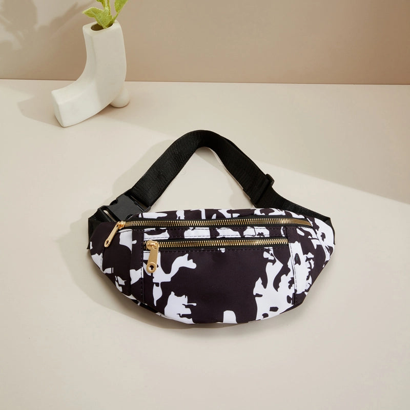Women's Streetwear Solid Color Nylon Waist Bags
