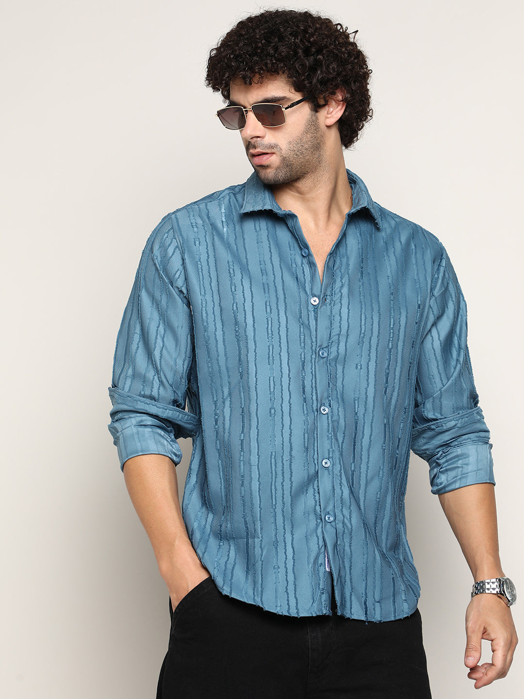 Ripple-Edge Shirt
