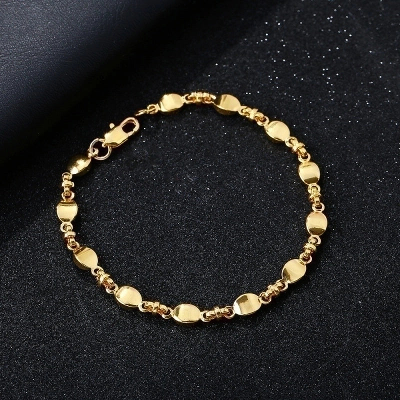 Minimalist Leaf Titanium Steel Bracelets 1 Piece