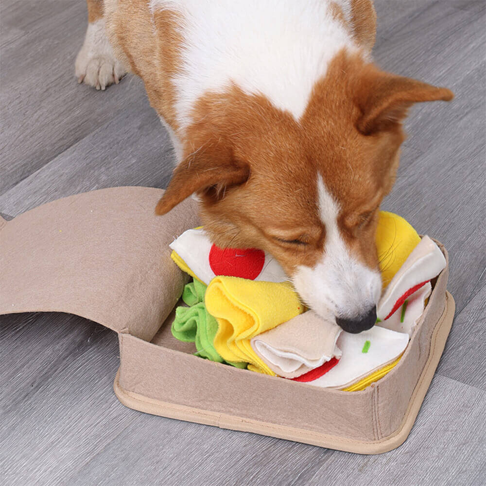 Interactive Slow Feeder Toy Pizza Snuffle Mat Dog Toy