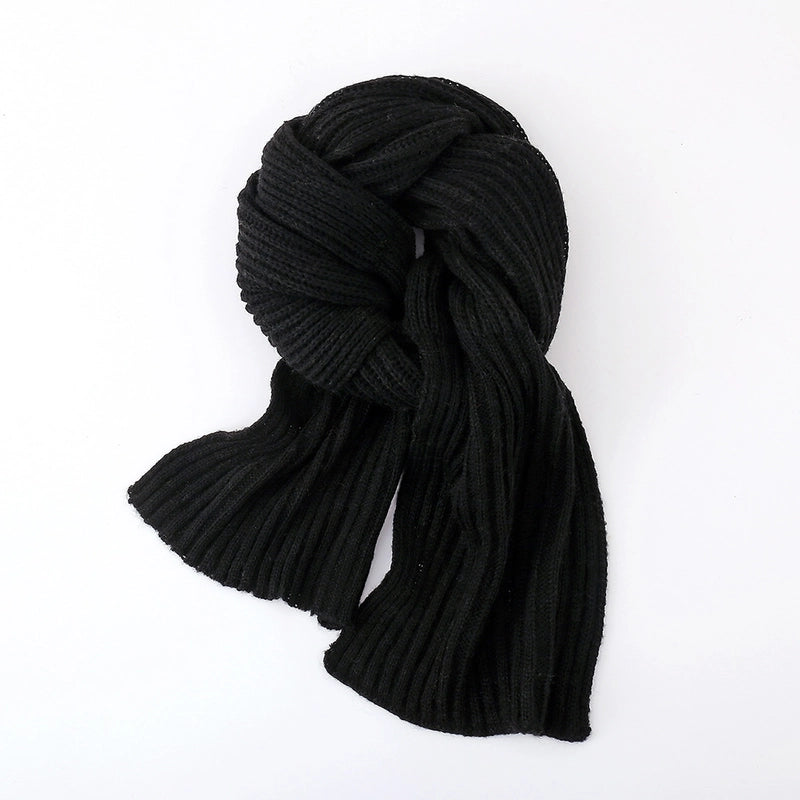 Women's Minimalist Classic Style Color Block Acrylic Scarf