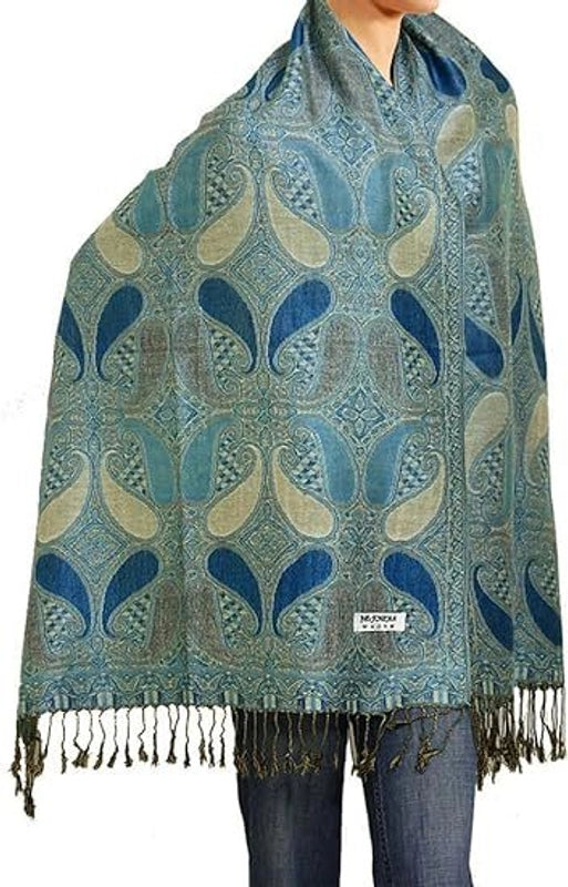 Pashmina Scarf Jacquard Tassel Spring And Summer Long Scarf Women's Double-sided Scarf Air Conditioning Large Shawl