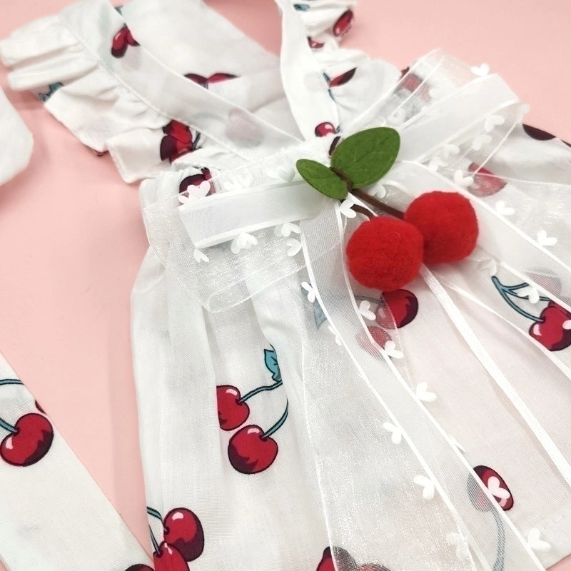 Cute Cotton Cherry Pet Clothing