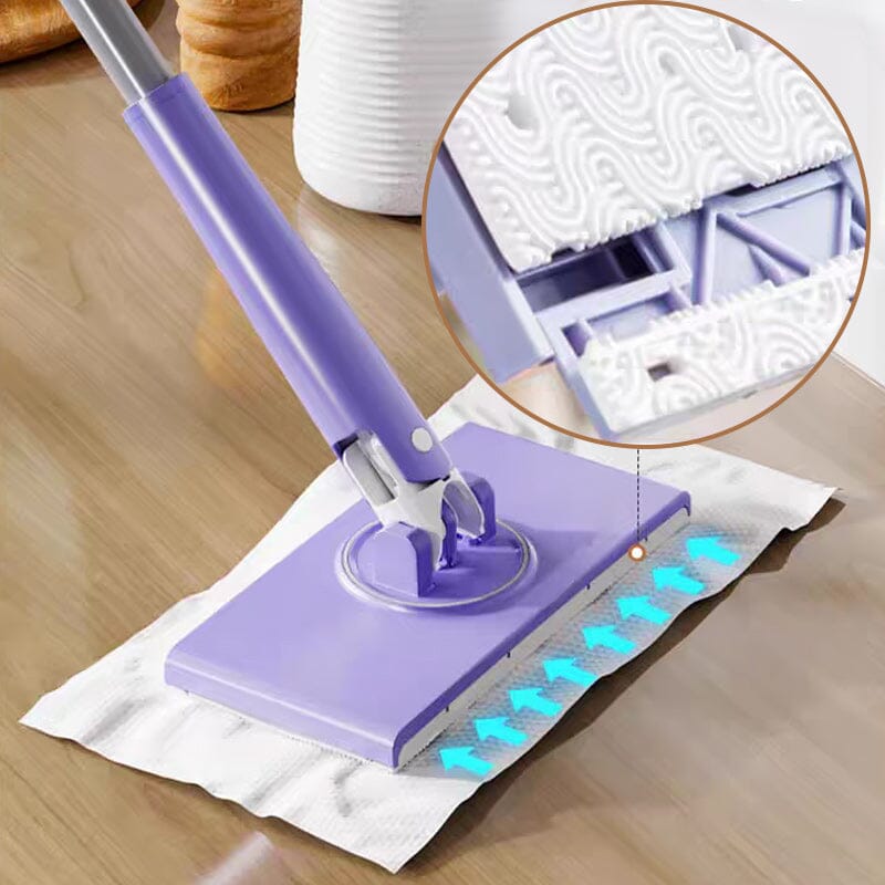 Fully Automatic Hand-washing Face Towel and MopComes with Double-sided Cloth + Clip