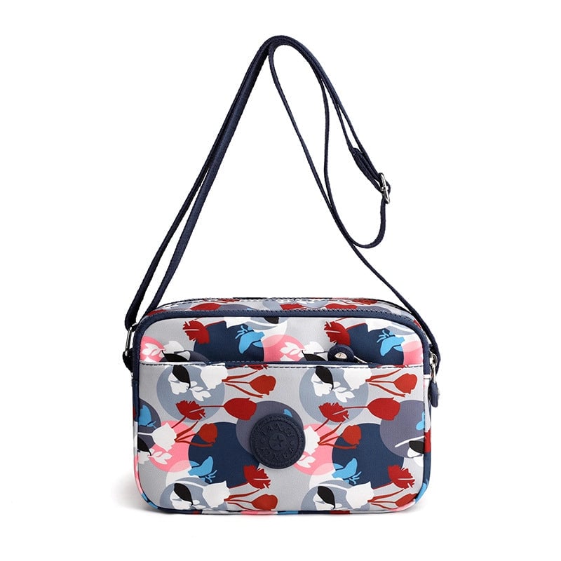 Unisex Oxford Cloth Printing Streetwear Square Zipper Square Bag