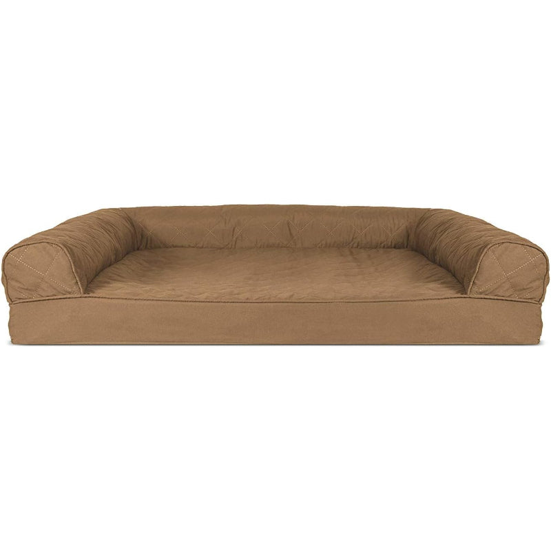Orthopedic Dog Bed With Washable Cover And Removable Bolsters