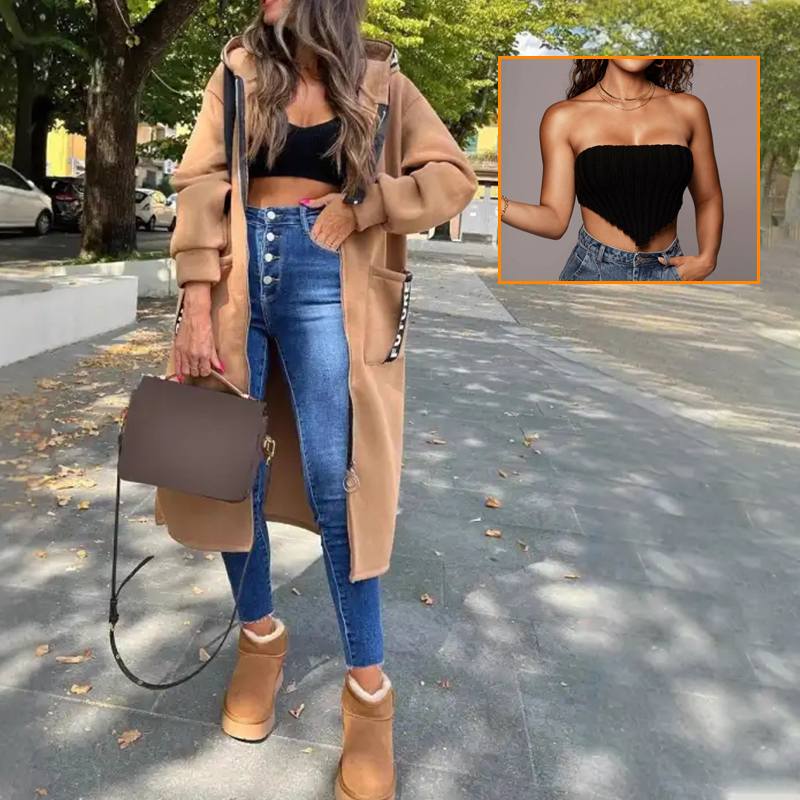 🔥2025 New Arrival Pre-Sale✨ Women's Hooded Long Sweatshirt🍂