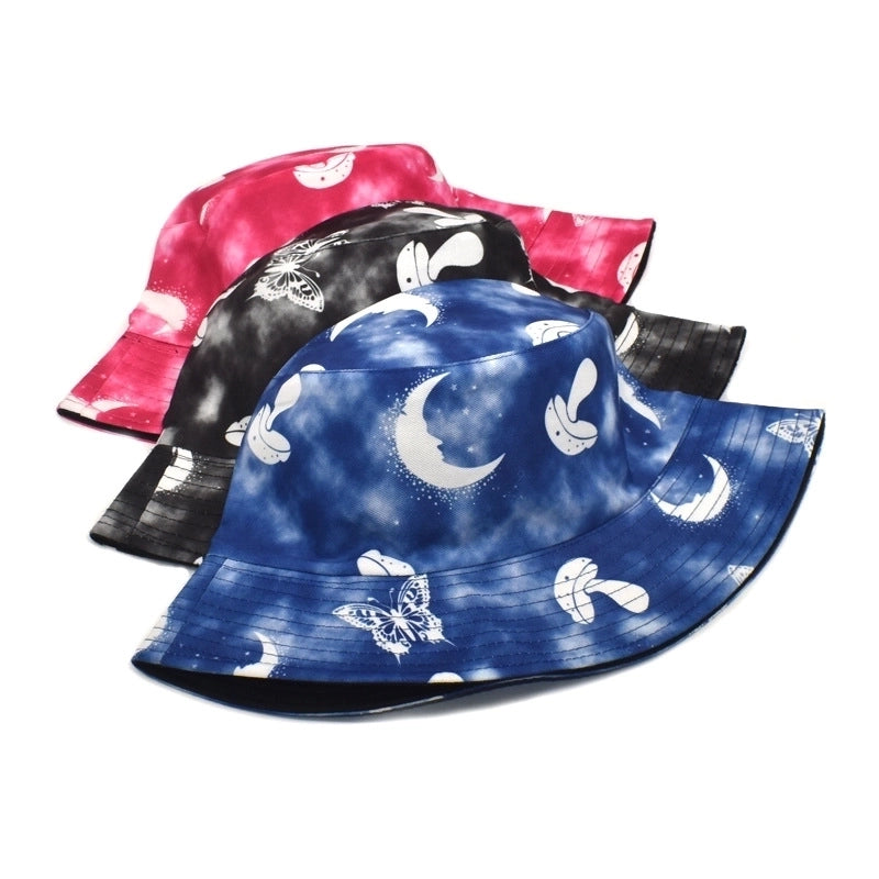 Unisex Fashion Mushroom Wide Eaves Flat Eaves Bucket Hat
