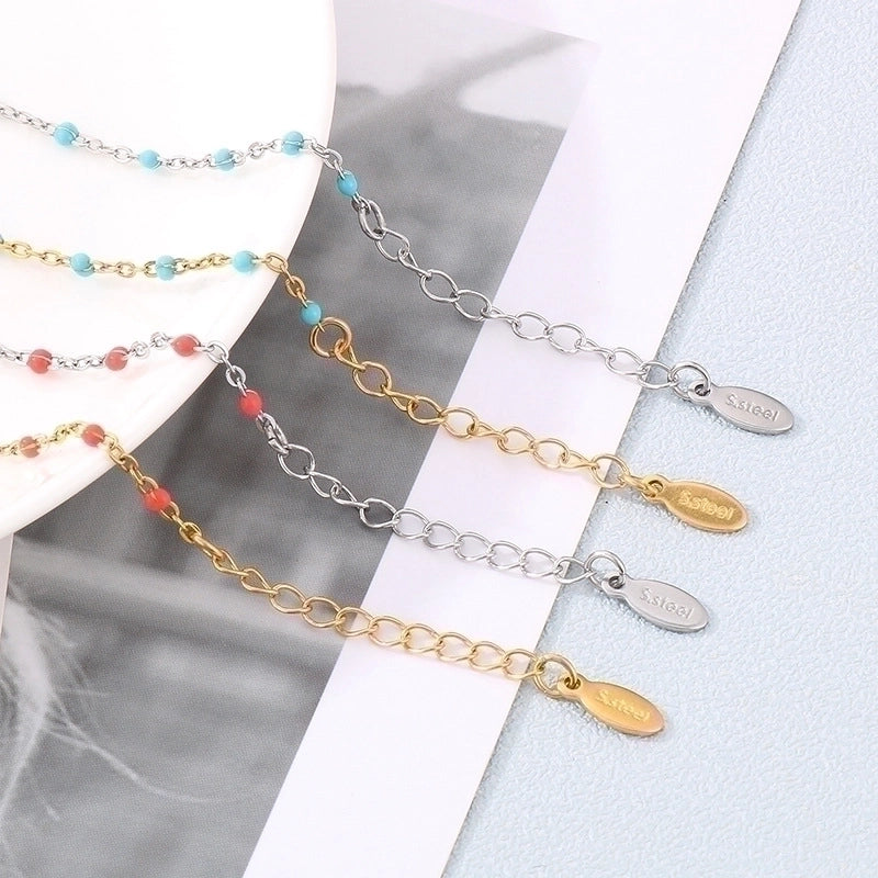 Minimalist Classic Style Cross Titanium Steel 18K Gold Plated Bracelets In Bulk