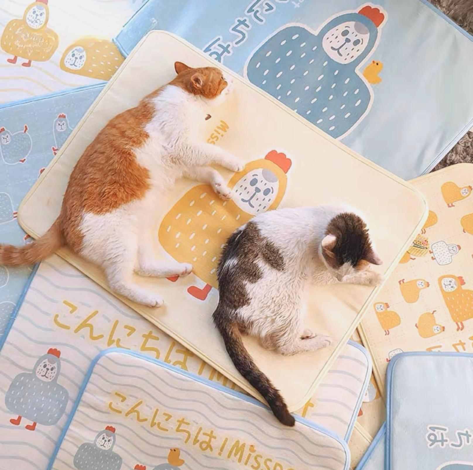 MissPet Summer Pet Sleeping Mat Made With Cool Feeling Silk Cat Bed Dog Bed