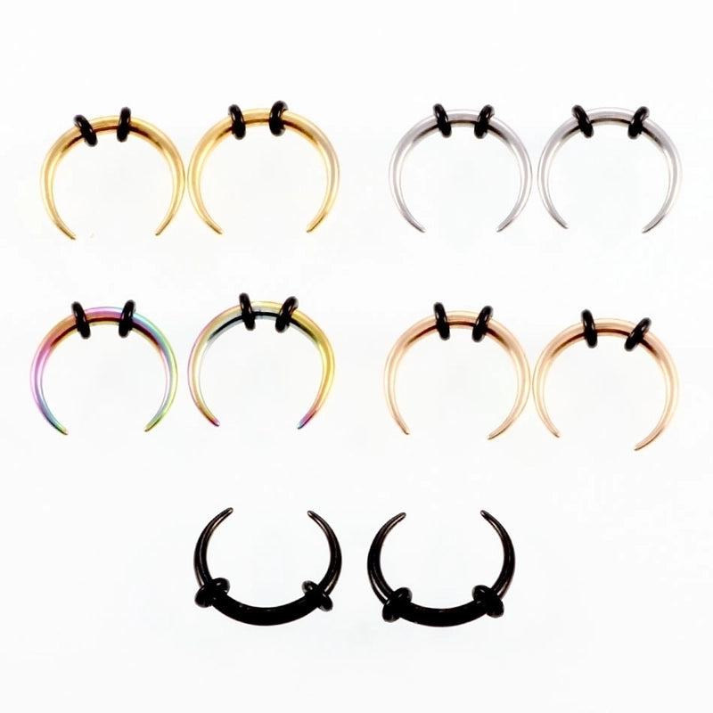 Minimalist U Shape Stainless Steel Plating Earrings 1 Piece
