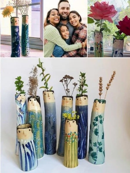 🎁Promotion -49% OFF 🎁 - Spring Family Bud Vases