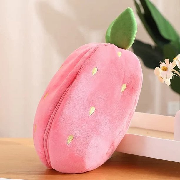 🔥2023 HOT SALE - 49% OFF🔥Strawberry Bunny Transformed into Little Rabbit Fruit Doll Plush Toy