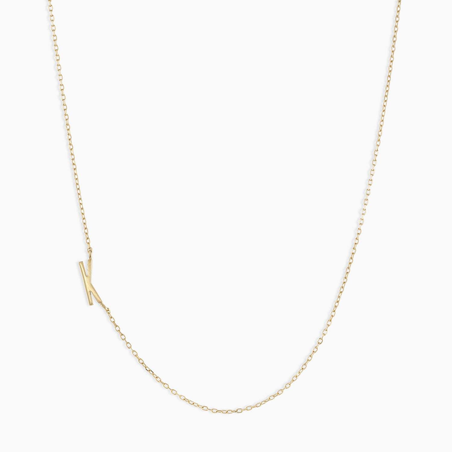 Minimalist Letter Geometric Titanium Steel Electroplating Necklaces