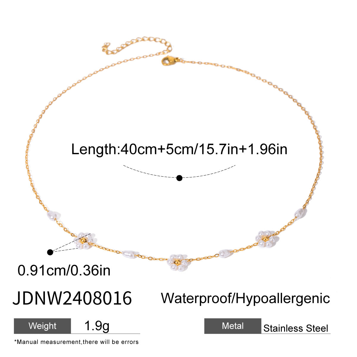 Jie Ding Titanium Steel Necklace Accessories Bohemian Clavicle Chain Holiday Stainless Steel Necklace