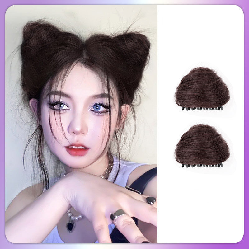 Cat Ear Fluffy Wig + Necklace  KF82952