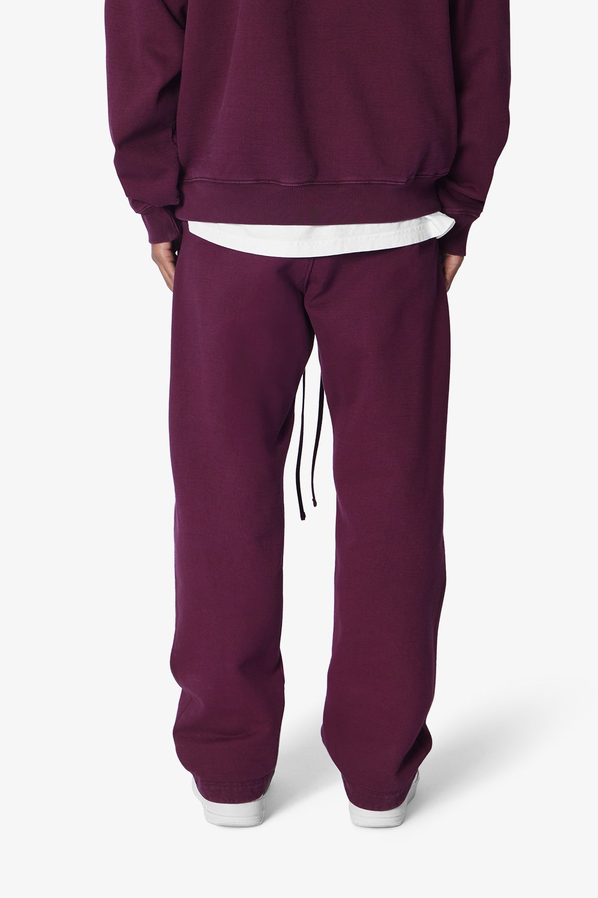 Heavy Relaxed Every Day Sweatpants - Burgundy